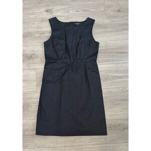 Banana Republic Dress‎ 10 Black Sleeveless Sheath Career Corpcore Funeral Dress